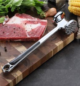 Zinc Alloy Meat Tenderizer Double Sided w/Non-Slip Handle