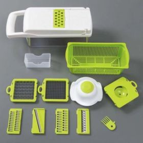 12-in-1 Manual Food Chopper/Cutter/Slicer
