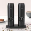 2pcs Electric Salt And Pepper Grinder Set