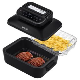 7-In-1 Smokeless Electric Indoor Grill w/Air Fry/Roast/Bake