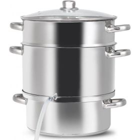 Stainless Steel Fruit and Vegetable Juice Steamer
