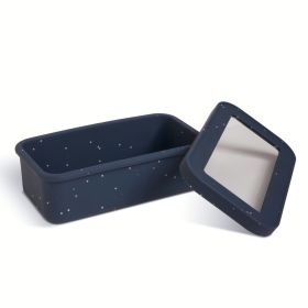 Silicone Multi Use 9 In. Baking Loaf Pan w/Glass Lid