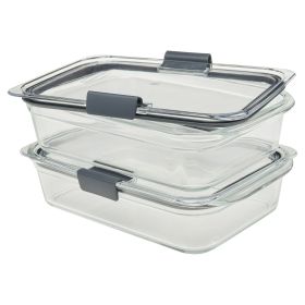 Leak-Proof 8 Cup Glass Food Storage Set