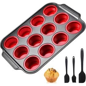Silicone Muffin Pan w/Metal Frame