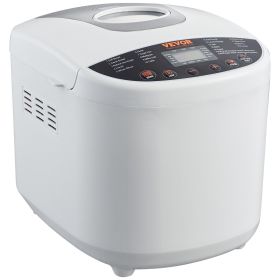 Digital Bread Maker, 19-in-1 2LB Dough Machine w/Nonstick Ceramic Pan
