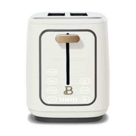 2-Slice Toaster w/Touch-Activated Display White Icing