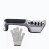 4-in-1 Knife Sharpener w/Glove