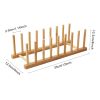 1pc Bamboo Dish Drying Rack