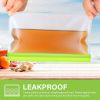 10pcs Reusable Flat Reusable Freezer Bags