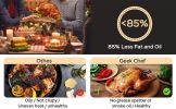 7-In-1 Smokeless Electric Indoor Grill w/Air Fry/Roast/Bake