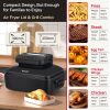 7-In-1 Smokeless Electric Indoor Grill w/Air Fry/Roast/Bake