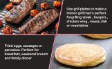 7-In-1 Smokeless Electric Indoor Grill w/Air Fry/Roast/Bake