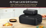 7-In-1 Smokeless Electric Indoor Grill w/Air Fry/Roast/Bake