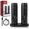 2pcs Electric Salt And Pepper Grinder Set