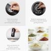 2pcs Electric Salt And Pepper Grinder Set