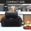 7-In-1 Smokeless Electric Indoor Grill w/Air Fry/Roast/Bake