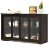 Brown Wood Buffet Kitchen Dining Sideboard Storage