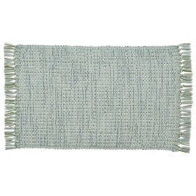 Basketweave Placemat (Color: Barely Blue)