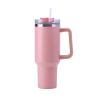 30oz. SS Insulated Thermal Mug w/Handle & Straw