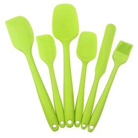 6pcs Silicone Baking Tools Kitchenware Set (Color: 6PCS Green)