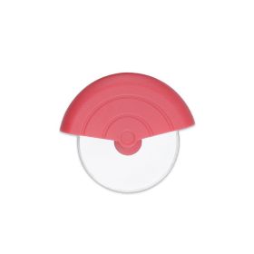 Premium Stainless Steel Pizza Cutter Wheel (Color: Red)