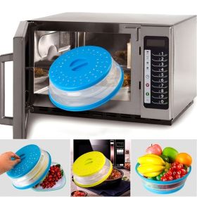 Collapsible Microwave Food Cover (Color: Green)