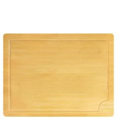 Organic Bamboo Cutting Board (Color: Natural, size: 3XL/24Ã—18")