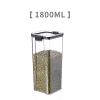 Clear Plastic Canisters w/Lids