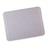 1pc Silicone Square Dish Drying Mat