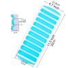 Silicone 10 Grid Cylindrical Ice Mold w/Lid