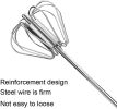 Semi-Automatic Stainless Steel Egg Rotary Whisk Beater