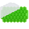 Honeycomb/Hexagonal Silicone 37 Hole Ice Tray Mold