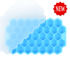 Honeycomb/Hexagonal Silicone 37 Hole Ice Tray Mold