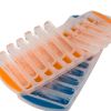 Silicone 10 Grid Cylindrical Ice Mold w/Lid