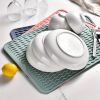 1pc Silicone Square Dish Drying Mat