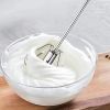 Semi-Automatic Stainless Steel Egg Rotary Whisk Beater
