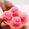 Rose Shaped Silicone Ice Cube Mold
