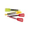 Silicone and SS Spatula Tongs w/Locking Handle