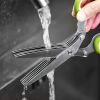 1pc 5 Blade Kitchen Herb Shears