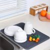 1pc Silicone Square Dish Drying Mat