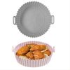 1/2pcs Silicone Reusable Air Fryer Liners