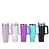 30oz. SS Insulated Thermal Mug w/Handle & Straw