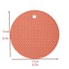 1pc/4pcs Random Nonslip 6.7 inch Honeycomb Shaped Mat