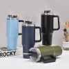 30oz. SS Insulated Thermal Mug w/Handle & Straw