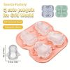 1pc Penguin Ice Mold Storage Box