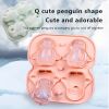 1pc Penguin Ice Mold Storage Box
